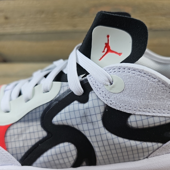 Nike Jordan Delta 3 Low Men's Shoes White/ Chili Red/ Black - Picture 7 of 9